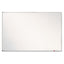 Porcelain Magnetic Whiteboard, 72 X 48, White Surface, Silver Aluminum Frame