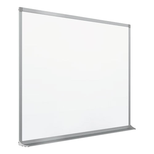 Porcelain Magnetic Whiteboard, 96 X 48, White Surface, Silver Aluminum Frame