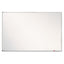 Porcelain Magnetic Whiteboard, 96 X 48, White Surface, Silver Aluminum Frame