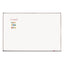 Porcelain Magnetic Whiteboard, 96 X 48, White Surface, Silver Aluminum Frame
