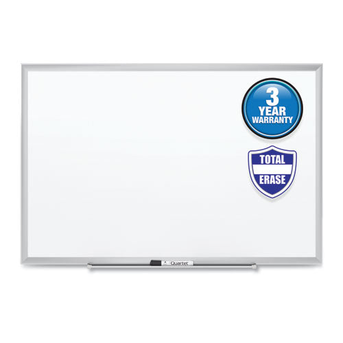 Classic Series Total Erase Dry Erase Boards, 24 X 18, White Surface, Silver Anodized Aluminum Frame