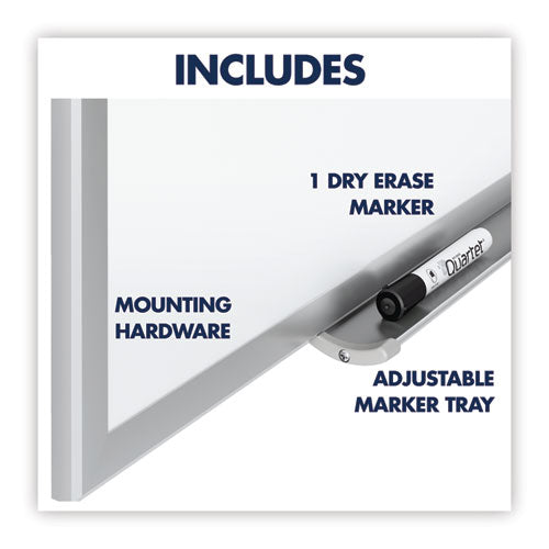 Classic Series Total Erase Dry Erase Boards, 24 X 18, White Surface, Silver Anodized Aluminum Frame