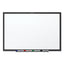 Classic Series Total Erase Dry Erase Boards, 36 X 24, White Surface, Black Aluminum Frame