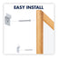 Classic Series Total Erase Dry Erase Boards, 72 X 48, White Surface, Oak Fiberboard Frame