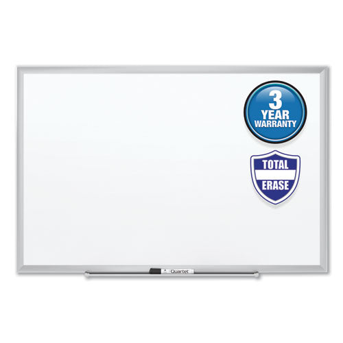 Classic Series Total Erase Dry Erase Boards, 96 X 48, White Surface, Oak Fiberboard Frame