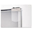 Premium Workstation Privacy Screen, 38w X 64d, Translucent Clear/silver
