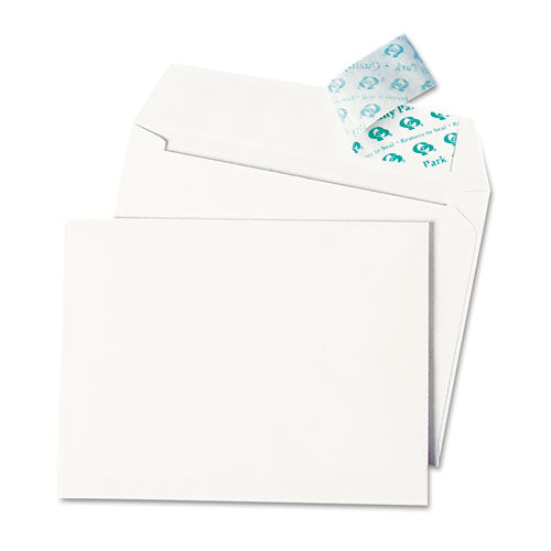 Greeting Card/invitation Envelope, A-4, Square Flap, Redi-strip Adhesive Closure, 4.5 X 6.25, White, 50/box