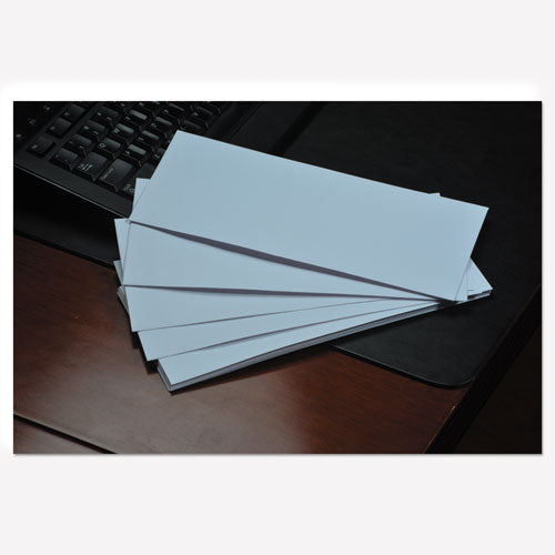Business Envelope, #10, Commercial Flap, Diagonal Seam, Gummed Closure, 24 Lb Bond Weight Paper, 4.13 X 9.5, White, 500/box