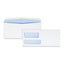 Double Window Security-tinted Check Envelope, #9, Commercial Flap, Gummed Closure, 3.88 X 8.88, White, 500/box