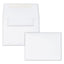 Greeting Card/invitation Envelope, A-6, Square Flap, Gummed Closure, 4.75 X 6.5, White, 100/box