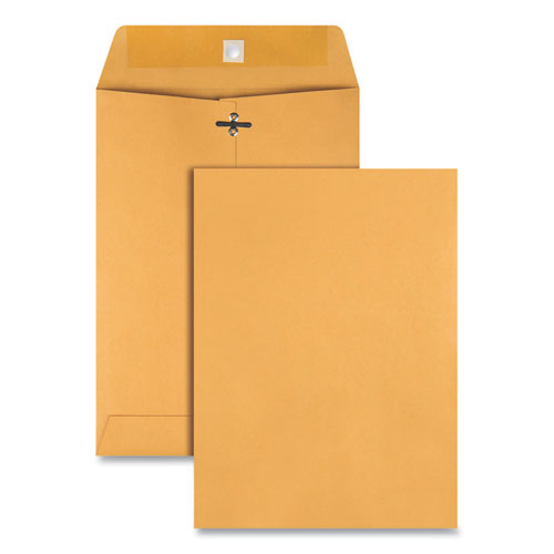 Clasp Envelope, 28 Lb Bond Weight Kraft, #75, Square Flap, Clasp/gummed Closure, 7.5 X 10.5, Brown Kraft, 100/box