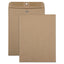 Recycled Brown Kraft Clasp Envelope, #90, Square Flap, Clasp/gummed Closure, 9 X 12, Brown Kraft, 100/box