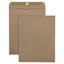 Recycled Brown Kraft Clasp Envelope, #97, Square Flap, Clasp/gummed Closure, 10 X 13, Brown Kraft, 100/box