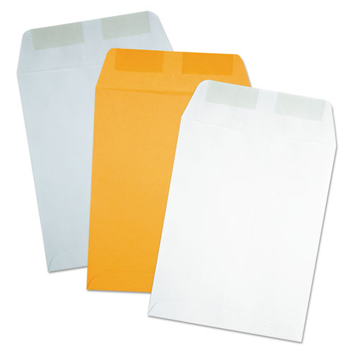 Catalog Envelope, 28 Lb Bond Weight Kraft, #1, Square Flap, Gummed Closure, 6 X 9, Brown Kraft, 100/box