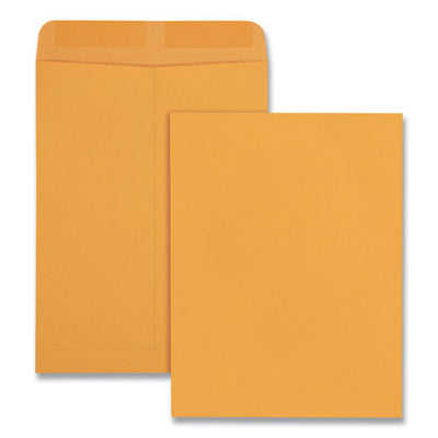 Catalog Envelope, 28 Lb Bond Weight Kraft, #10 1/2, Square Flap, Gummed Closure, 9 X 12, Brown Kraft, 100/box