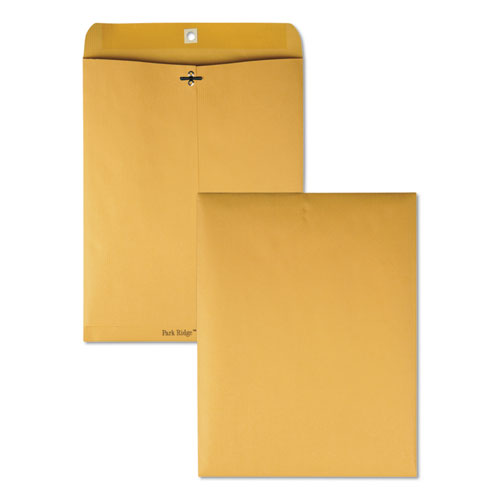 Park Ridge Kraft Clasp Envelope, #55, Square Flap, Clasp/gummed Closure, 6 X 9, Brown Kraft, 100/box