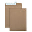 Recycled Brown Kraft Redi-strip Envelope, #10 1/2, Cheese Blade Flap, Redi-strip Closure, 9 X 12, Brown Kraft, 100/box