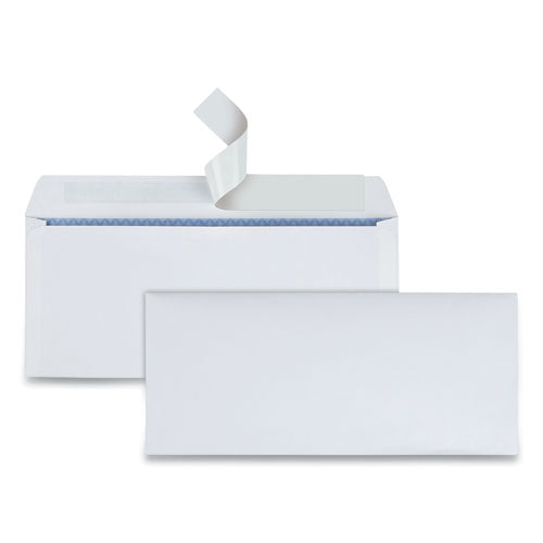 Redi-strip Security Tinted Envelope, #13 1/2, Square Flap, Redi-strip Adhesive Closure, 10 X 13, White, 100/box