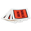 Self-adhesive Packing List Envelope, Top-print Front: Packing List/invoice Enclosed, 4.5 X 5.5, Clear/orange, 100/box