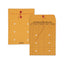 Brown Kraft String/button Interoffice Envelope, #90, One-sided Five-column Format, 31-entries, 9 X 12, Brown Kraft, 100/ct