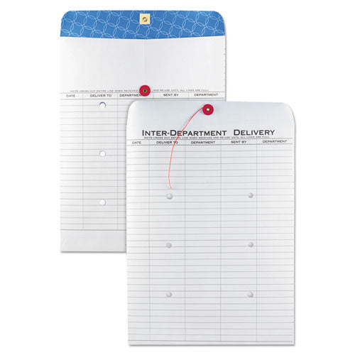 Inter-department Envelope, #97, Two-sided Five-column Format, 10 X 13, White, 100/box