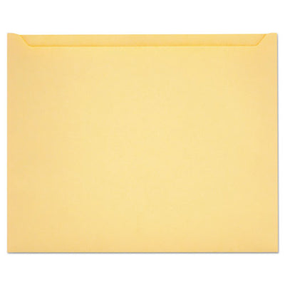 Paper File Jackets, Letter Size, Buff, 100/box