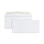 Business Envelope, #10, Commercial Flap, Diagonal Seam, Gummed Closure, 24 Lb Bond Weight Paper, 4.13 X 9.5, White, 1,000/box