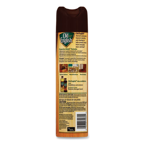 Furniture Polish, Fresh Lemon Scent, 12.5 Oz Aerosol Spray, 12/carton