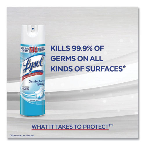 Disinfectant Spray, Crisp Linen Scent, 12.5 Oz Aerosol Spray, 12/carton