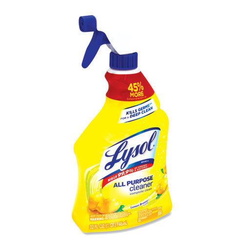Ready-to-use All-purpose Cleaner, Lemon Breeze, 32 Oz Spray Bottle, 12/carton