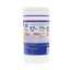 Dual Action Disinfecting Wipes, 7 X 7.5, Citrus, White/purple, 75/canister, 6/carton