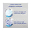 Dual Action Disinfecting Wipes, 7 X 7.5, Citrus, White/purple, 75/canister, 6/carton