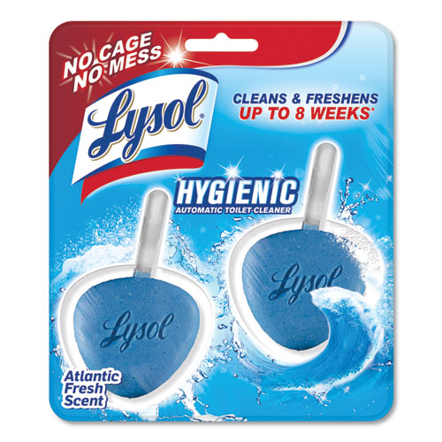 Hygienic Automatic Toilet Bowl Cleaner, Cotton Lilac, 2/pack