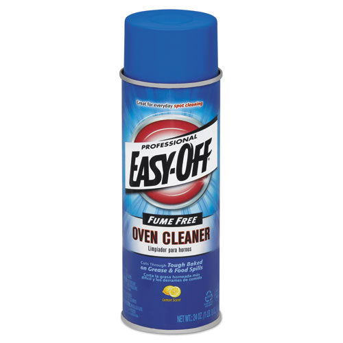 Fume Free Max Oven Cleaner, Foam, Lemon, 24 Oz Aerosol Spray, 6/carton