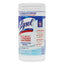 Disinfecting Wipes, 7 X 7.25, Crisp Linen, 80 Wipes/canister, 6 Canisters/carton