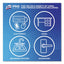 Disinfecting Wipes, 7 X 7.25, Early Morning Breeze, 80 Wipes/canister, 6 Canisters/carton
