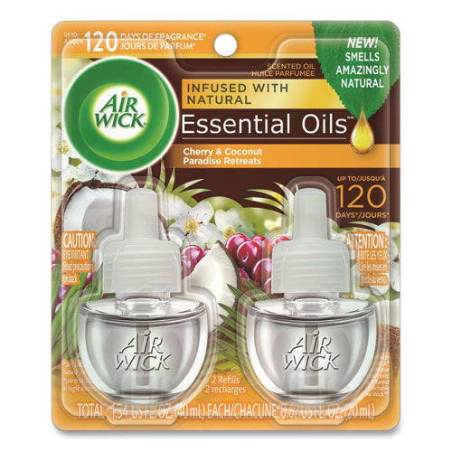 Life Scents Scented Oil Refills, Paradise Retreat, 0.67 Oz, 2/pack