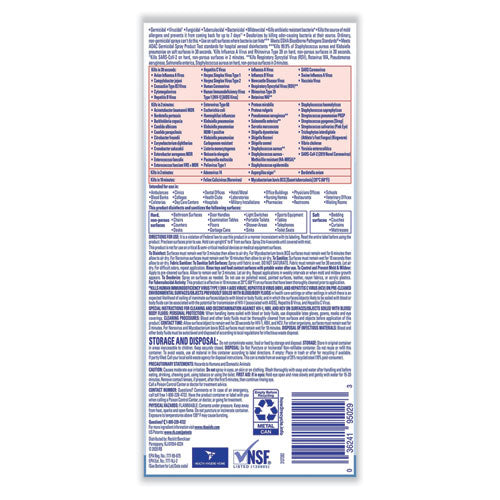 Disinfectant Spray, 19 Oz Aerosol Spray, 12/carton