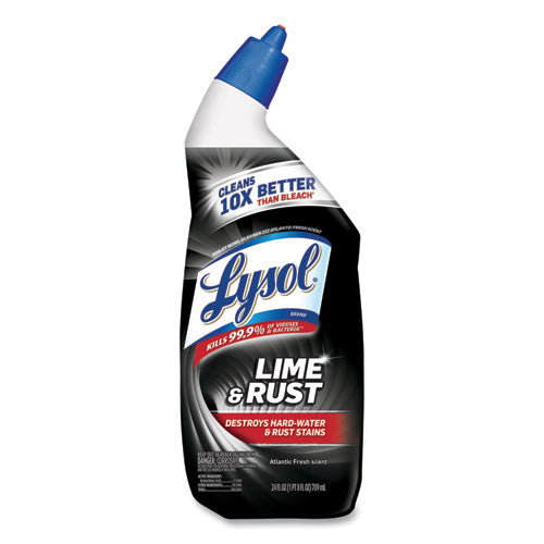 Disinfectant Toilet Bowl Cleaner W/lime/rust Remover, Wintergreen, 24 Oz, 9/carton