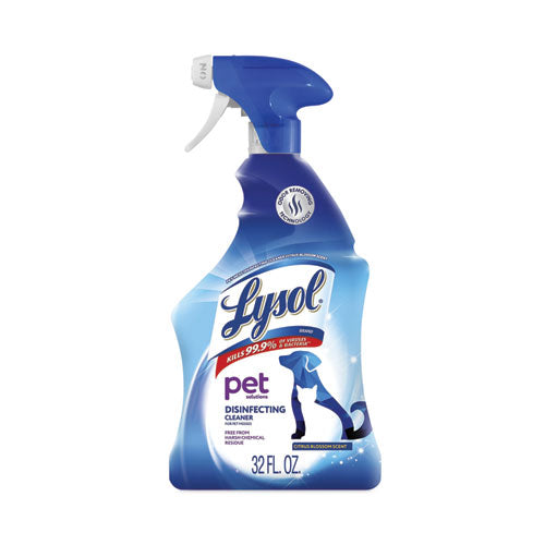 Pet Solutions Disinfecting Cleaner, Citrus Blossom, 32 Oz Trigger Bottle, 9/carton
