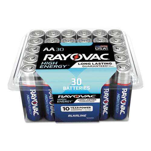 High Energy Premium Alkaline Aa Batteries, 36/pack