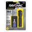 Led Aluminum Flashlight, 3 Aaa Batteries (included), Black