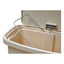 Slim Jim Resin Step-on Container, Front Step Style, 8 Gal, Polyethylene, Beige