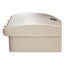 Slim Jim Resin Step-on Container, Front Step Style, 24 Gal, Polyethylene, Beige