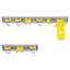Closet Organizer/tool Holder, 34w X 3.25d X 4.25h, Gray