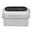 Refine Series Waste Receptacle, 15 Gal, Plastic/stainless Steel
