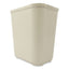 Fiberglass Wastebasket, 7 Gal, Fiberglass, Beige