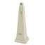 Groundskeeper Cigarette Waste Collector, Pyramid, 1 Gal, 12.25 X 39.75, Beige