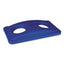 Lid For Slim Jim Bottle Recycling Container, 20.38w X 11.38d X 2.75h, Blue