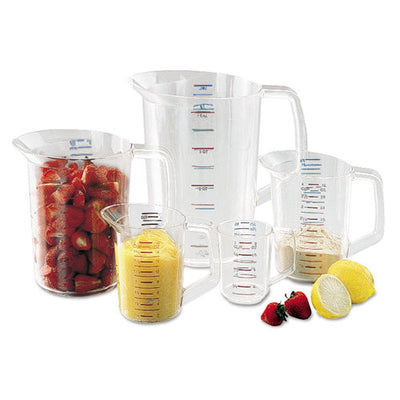 Bouncer Measuring Cup, 2 Qt, Clear